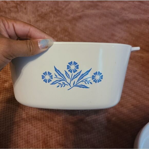 5 piece Corning Ware Blue Flowers - Picture 6 of 7